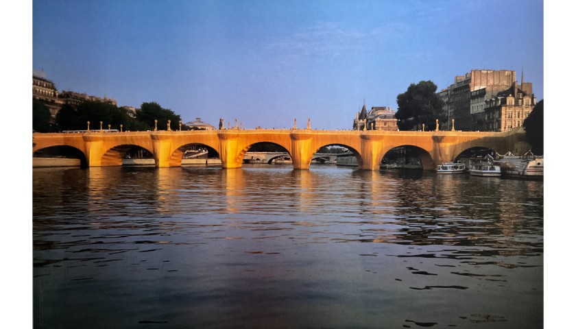 "The Pont Neuf Wrapped" by Christo