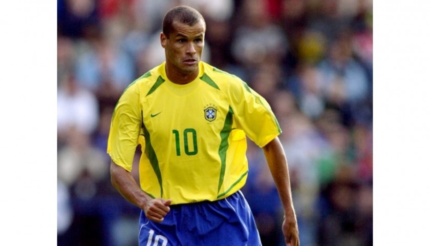 Rivaldo's Official Brazil 2002 Signed Shirt 