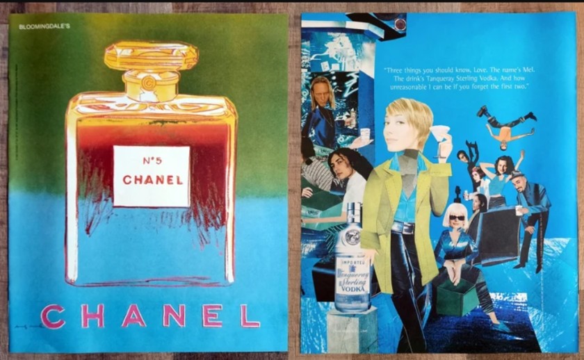 Andy Warhol - Andy Warhol - Chanel N5 Original vintage poster