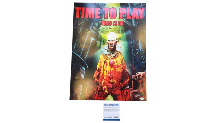 Rob Zombie Signed Poster