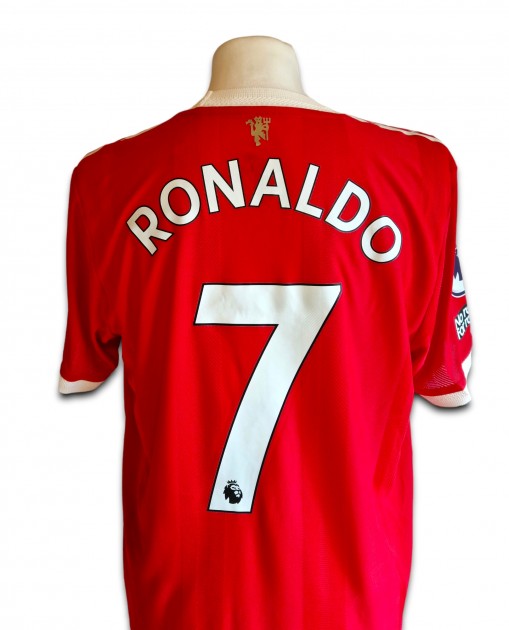 Manchester United 2021/22 Home Ronaldo #7 YOUTH Jersey Name