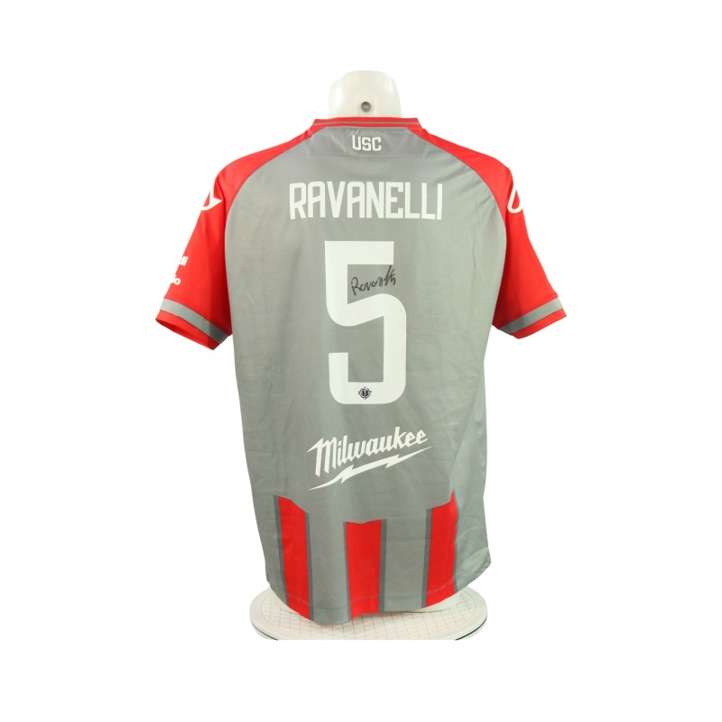 Maglia Ravanelli unwashed Cremonese vs Salernitana 2024 - Autografata