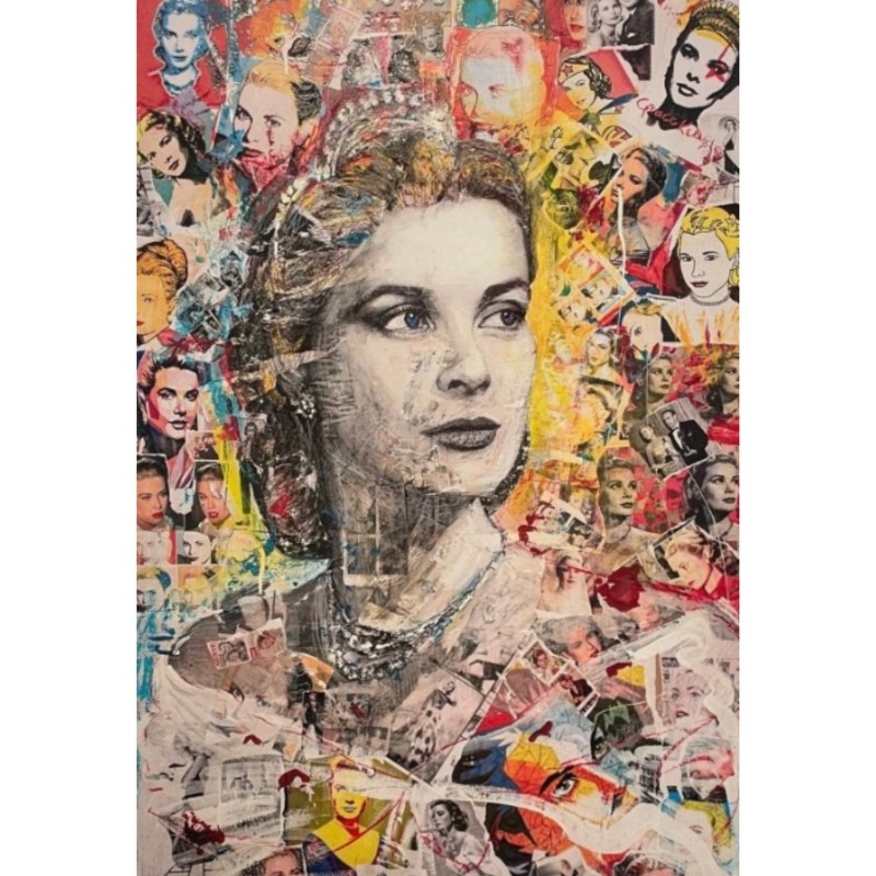 Avangart Presents Grace Kelly, Artist’s Proof on Canvas, 60×90 cm