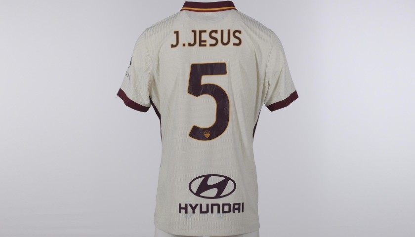 Juan Jesus's Match-Issued Shirt, Genoa-Roma 20/21 - Tribute to Gigi Proietti