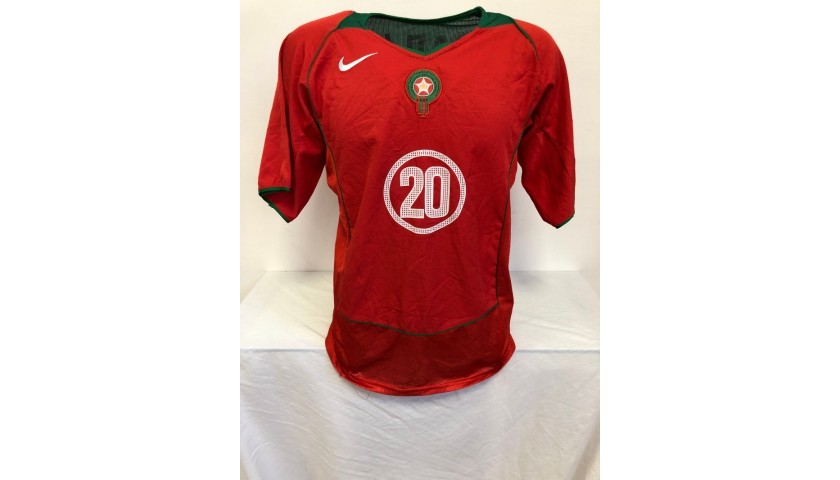 Hadji's Official Morocco Signed Shirt, 2002
