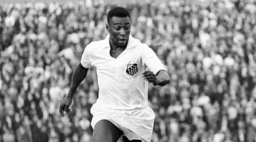 Pele Official Santos Signed Shirt