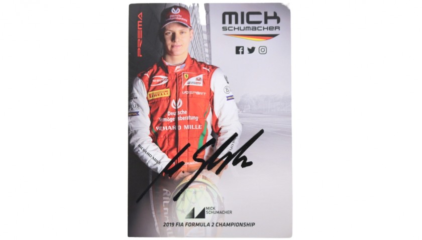 Mick Schumacher Signed Card