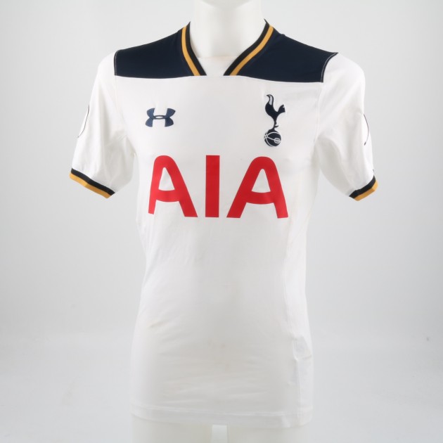 Match worn Mason Tottenham shirt, Premier League 15/16 UNWASHED