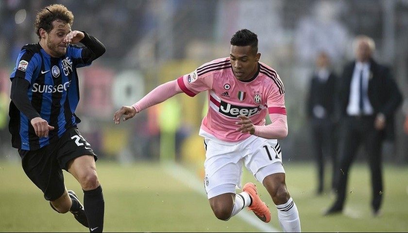 Alex Sandro's Official Juventus Signed Shirt, 2015/16