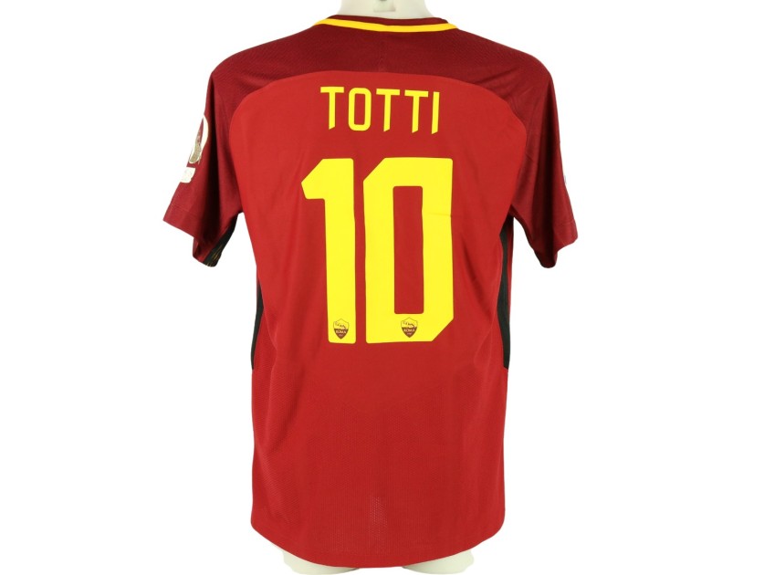 Official Totti Roma Shirt, 2016/17 Last Match