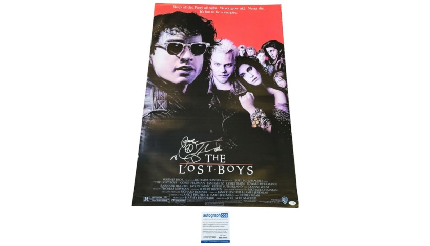 Corey Feldman Signed “The Lost Boys” Movie Poster