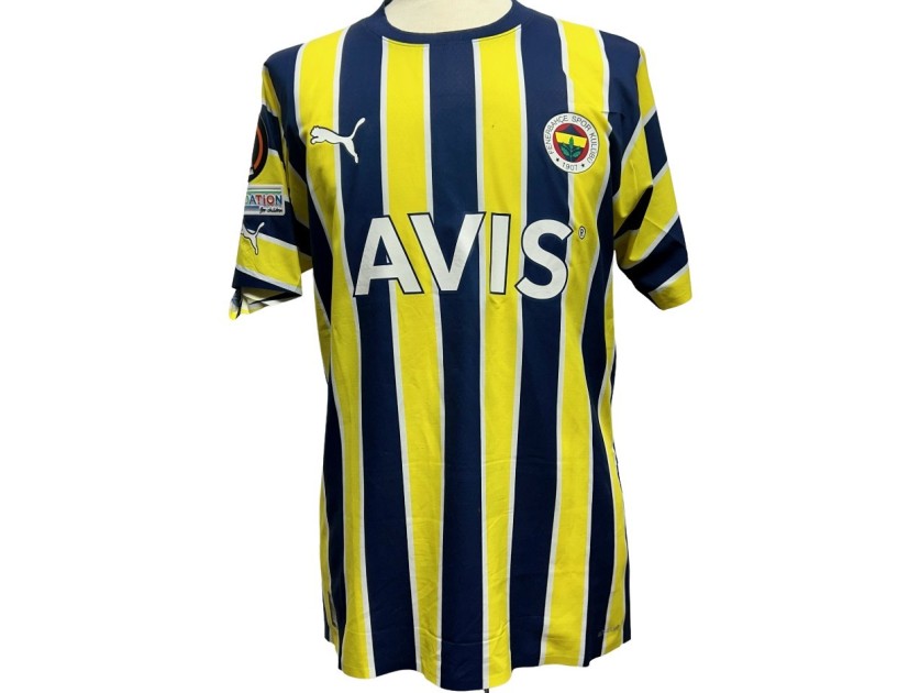 MAILLOT PORTÉ SIMON Kjaer Losc Lille match worn shirt Danemark foot