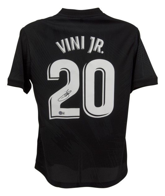 Replica della maglia del Real Madrid firmata da Vinicius Junior