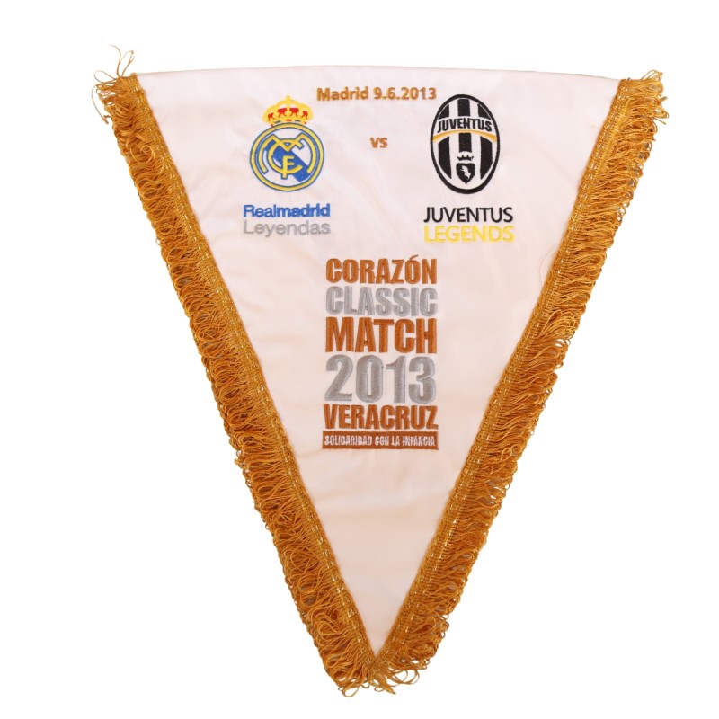 Real Madrid vs Juventus Match Pennant 2013