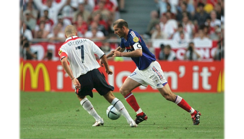 Zidane's Official France Signed Shirt, 2004 