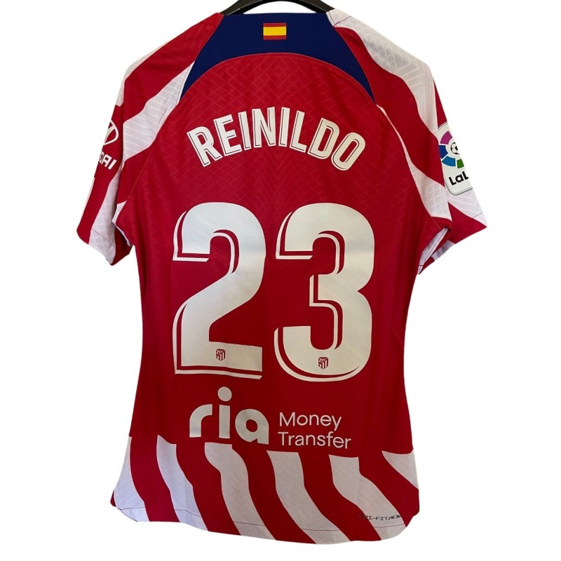 Reinildo's Atletico Madrid Match-Issued Shirt, LaLiga 2022/23