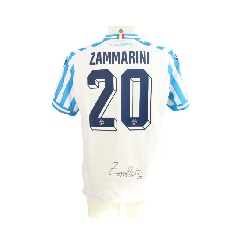 Maglia Zammarini unwashed SPAL vs Lucchese 2024 - Autografata