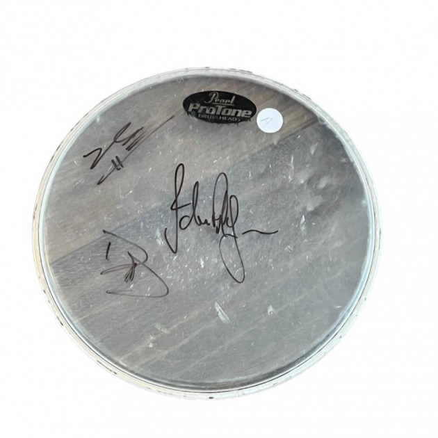 Them Crooked Vultures Signed Drumskin