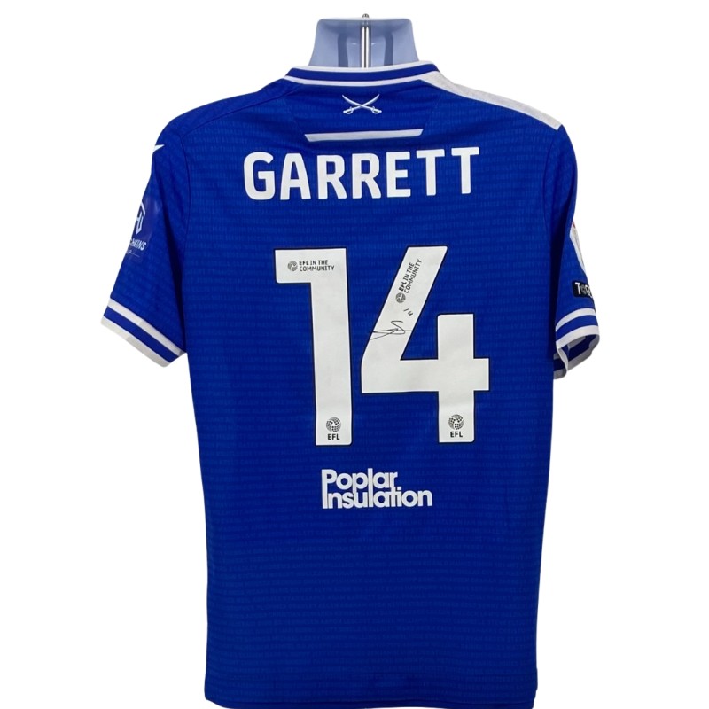 Garrett's Bristol Rovers EFL Sky Bet League One Signed Match Worn Shirt, vs Wigan