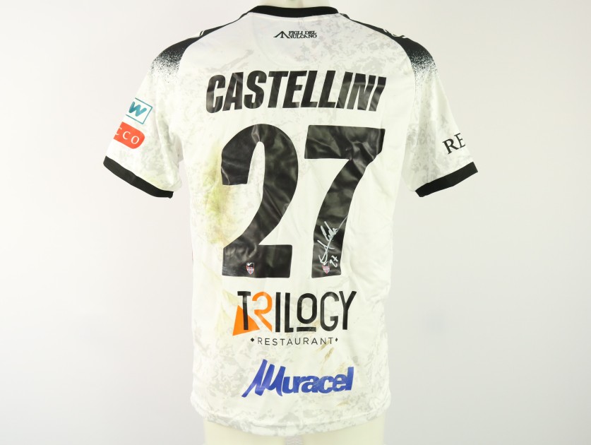 Castellini's Unwashed Signed Shirt, Messina vs Catania 2023