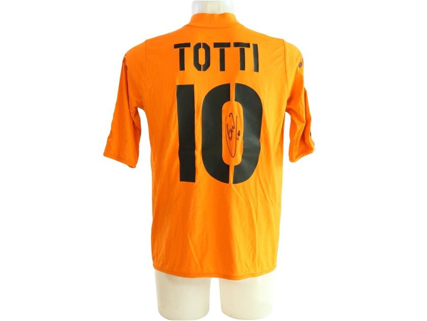 Totti's Roma Signed Official Shirt, 2003/04 - Photo Proof