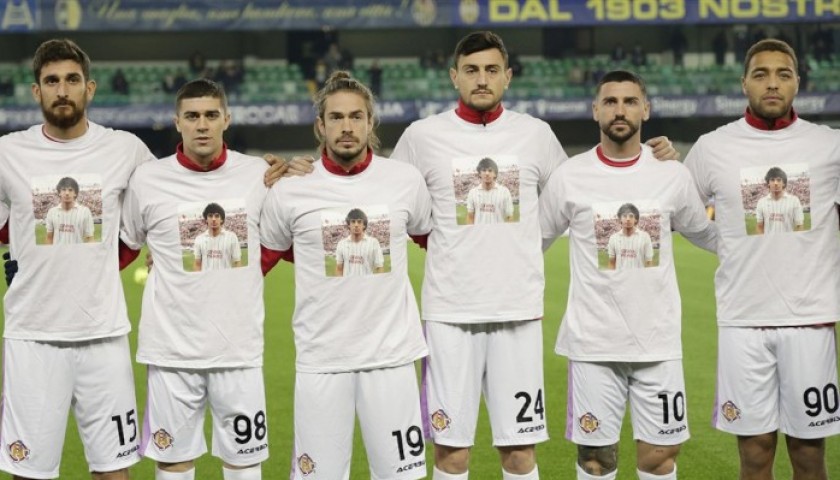 Milanese's Match-Issued Shirt, Hellas Verona-Cremonese 2023 - Special Vialli