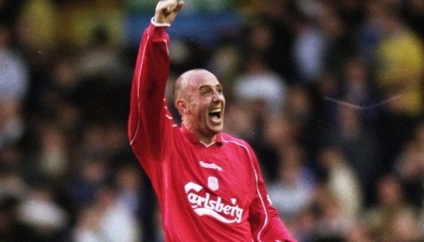 Maglia Gary McAllister Liverpool, 2001 - Autografata