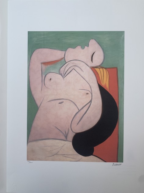 "Sleep" Pablo Picasso Signed Lithograph 