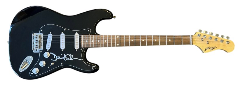 Chitarra elettrica firmata da David Gilmour dei Pink Floyd