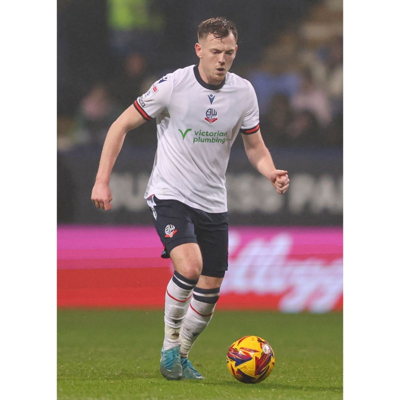 Maglia Unwashed George Johnston Bolton Wanderers, vs Charlton - Autografata