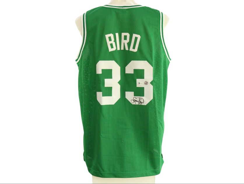 Bird Replica Boston Signed Jersey