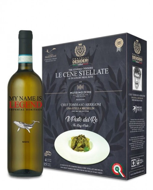 Fratelli Desideri - "Il Pesto del Re" Dinner Kit and My Name is Legend White Wine