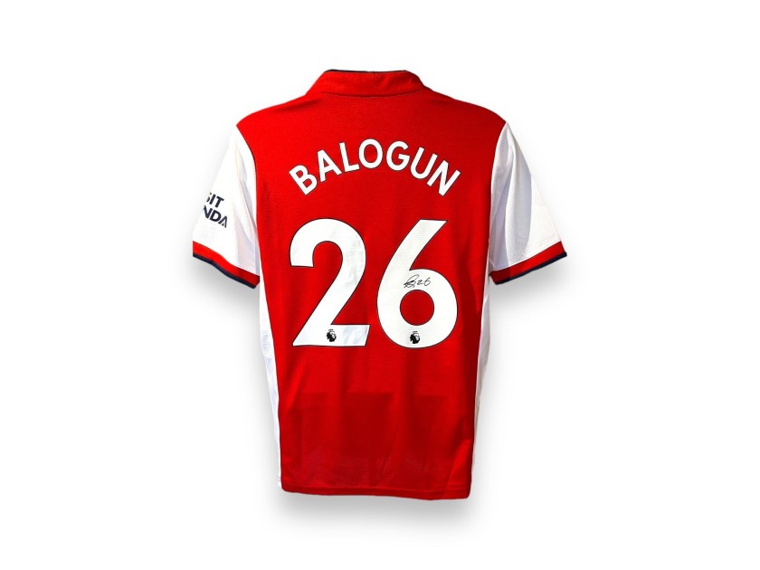 Folarin Balogun's Arsenal 2021/22 Signed Replica Shirt