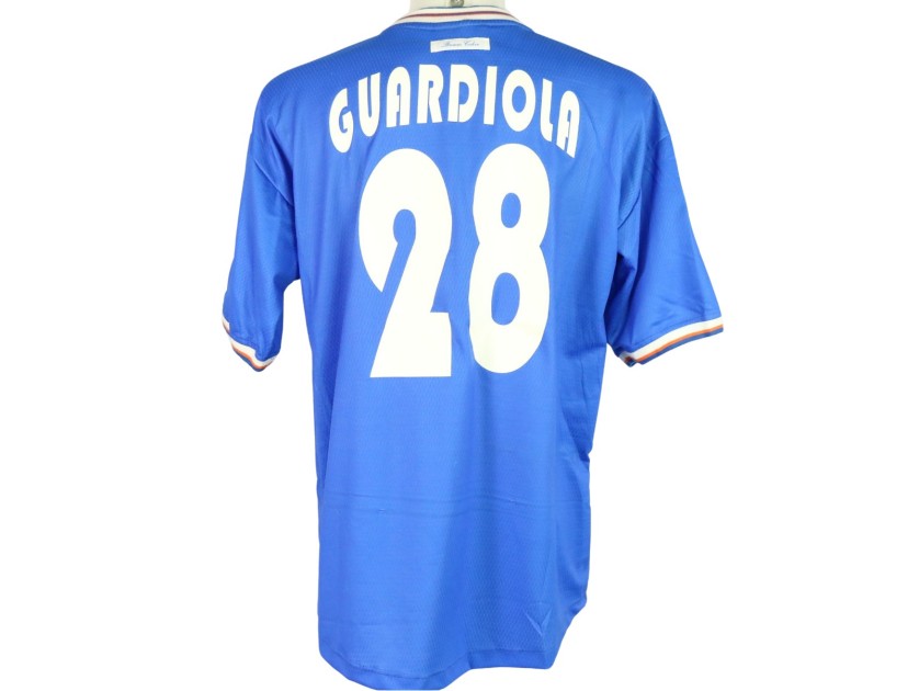 Guardiola's Brescia Match Shirt, 2001/02