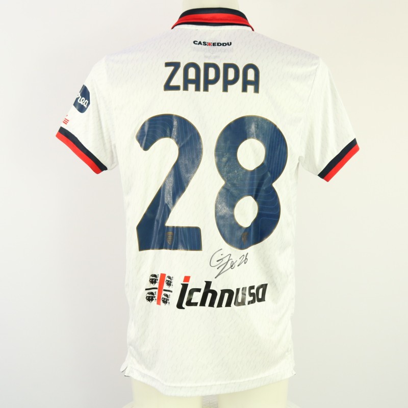 Zappa's Signed Unwashed Shirt, Inter Milan vs Cagliari 2024
