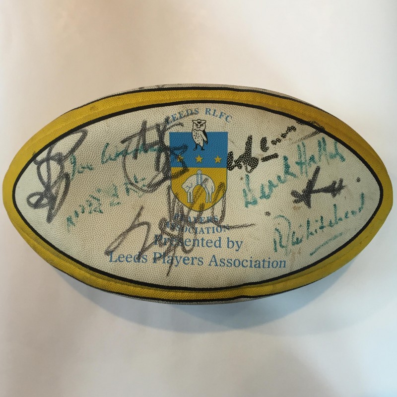 Leeds RLFC Players' Association Rugby Ball Signed by the Team