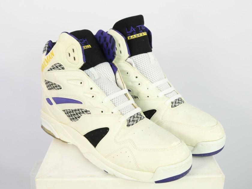 LA Gear Shoes Worn by Karl Malone - With Signed COA 