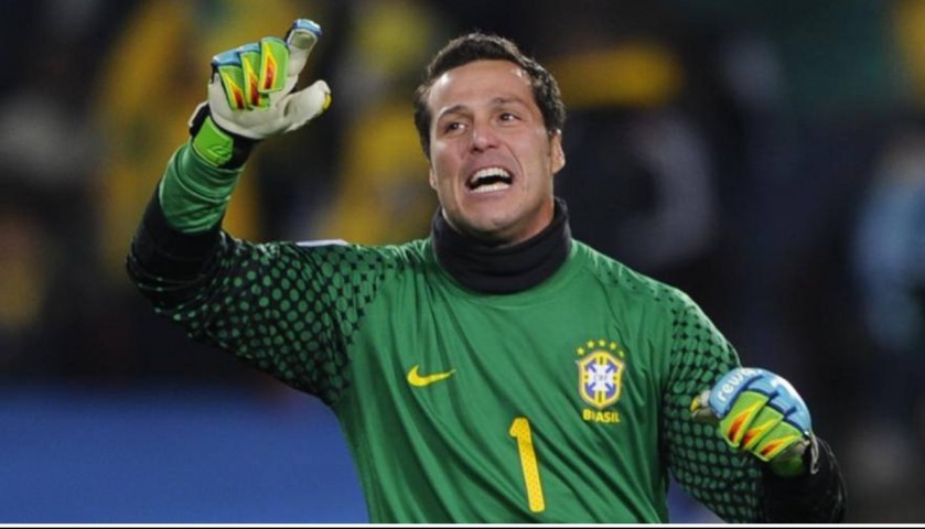 Julio Cesar's Brazil Match Shirt, 2010 - CharityStars