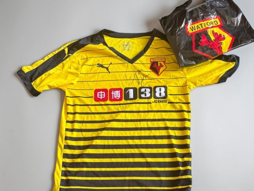 Elton John Signed 2016 Watford FC Shirt 