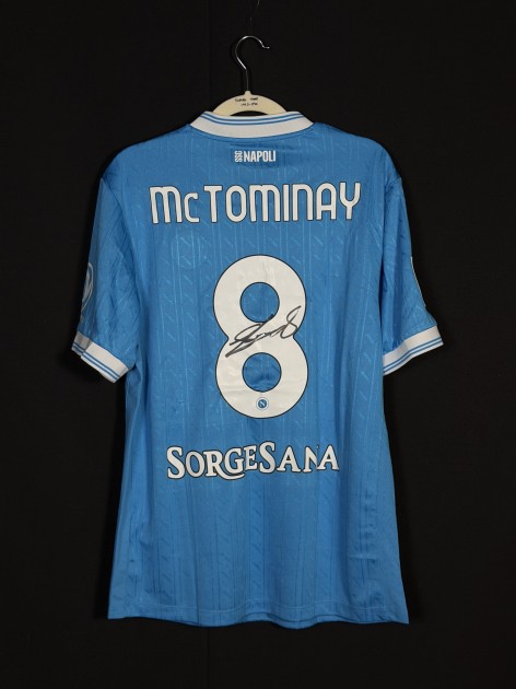 McTominay's Napoli Signed Match-Issued Shirt, 2025/26