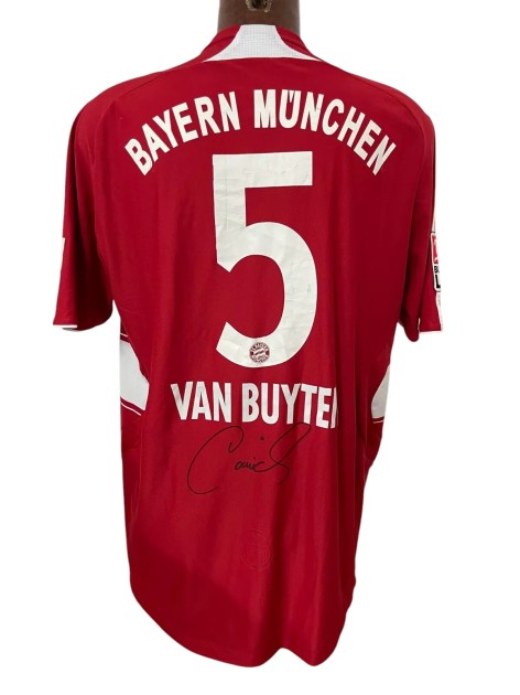 Van Buyten's Bayern Monaco Signed Official Shirt, 2008/09