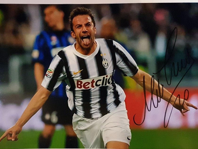 Picture signed by the italian football player Alessandro Del Piero
