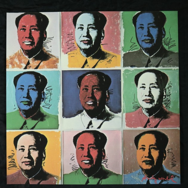 Andy Warhol "Mao" Signed Limited Edition with CMOA Stamp