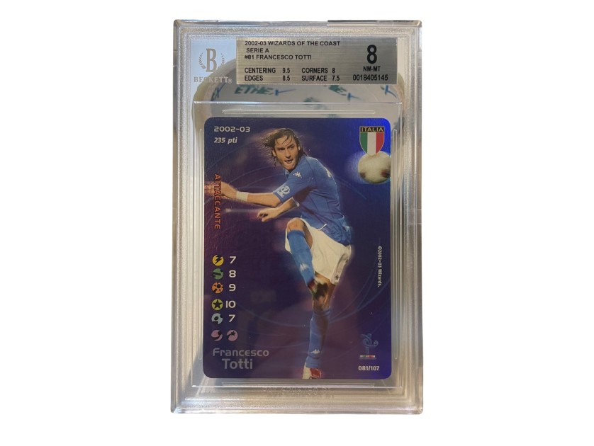 Wizard of the Coast 2002/03 - Francesco Totti #81 Foil - Football Champions