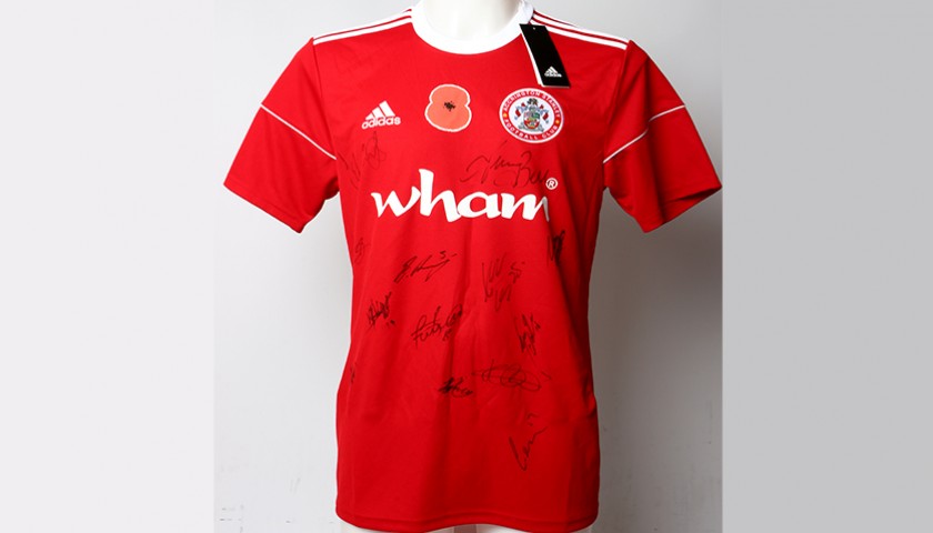 Poppy Shirt Signed by Accrington Stanley F.C.