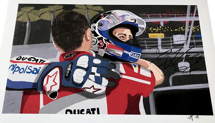 "Andrea Dovizioso: Race 17, Sepang" by Tammy Gorali