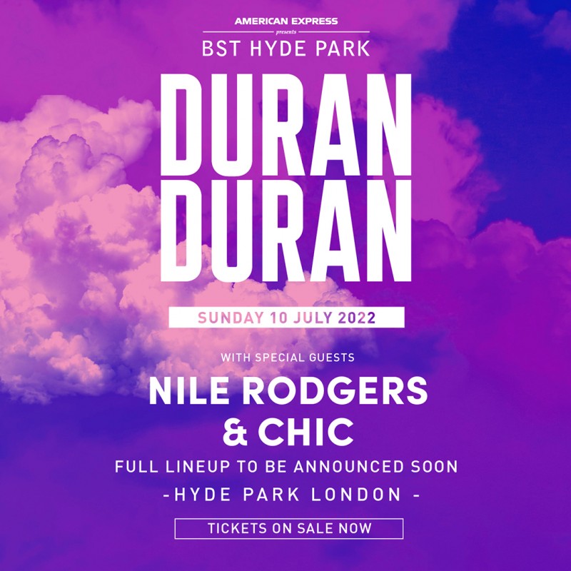 Duran Duran VIP tickets, Backstage Tour and Signed Vinyls: American Express Presents BST Hyde Park