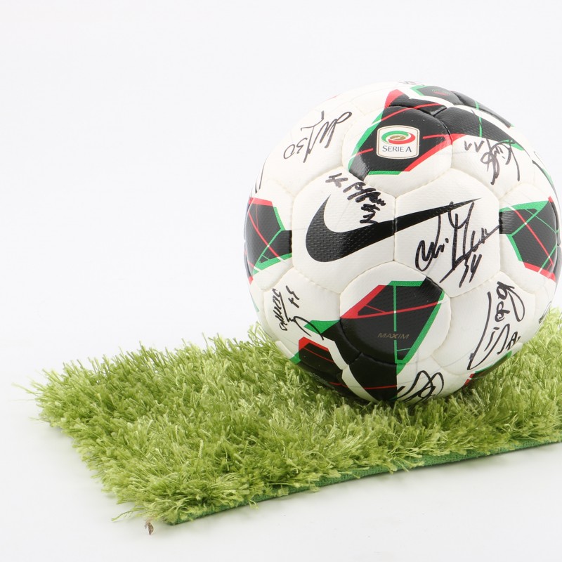Official match ball Serie A Tim - signed by Juventus players