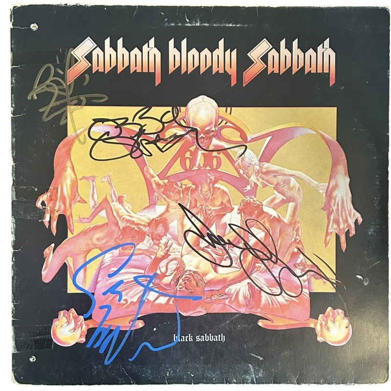 Black Sabbath Signed Vinyl LP