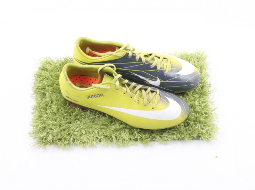 Robinho Nike Mercurial Match Worn Boots 
